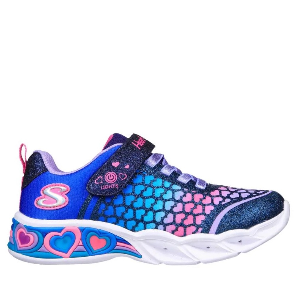 Skechers Kids' Heart Lights: Sweetheart Lights - Lovely Colors Girls Size 3 - Picture 3 of 13